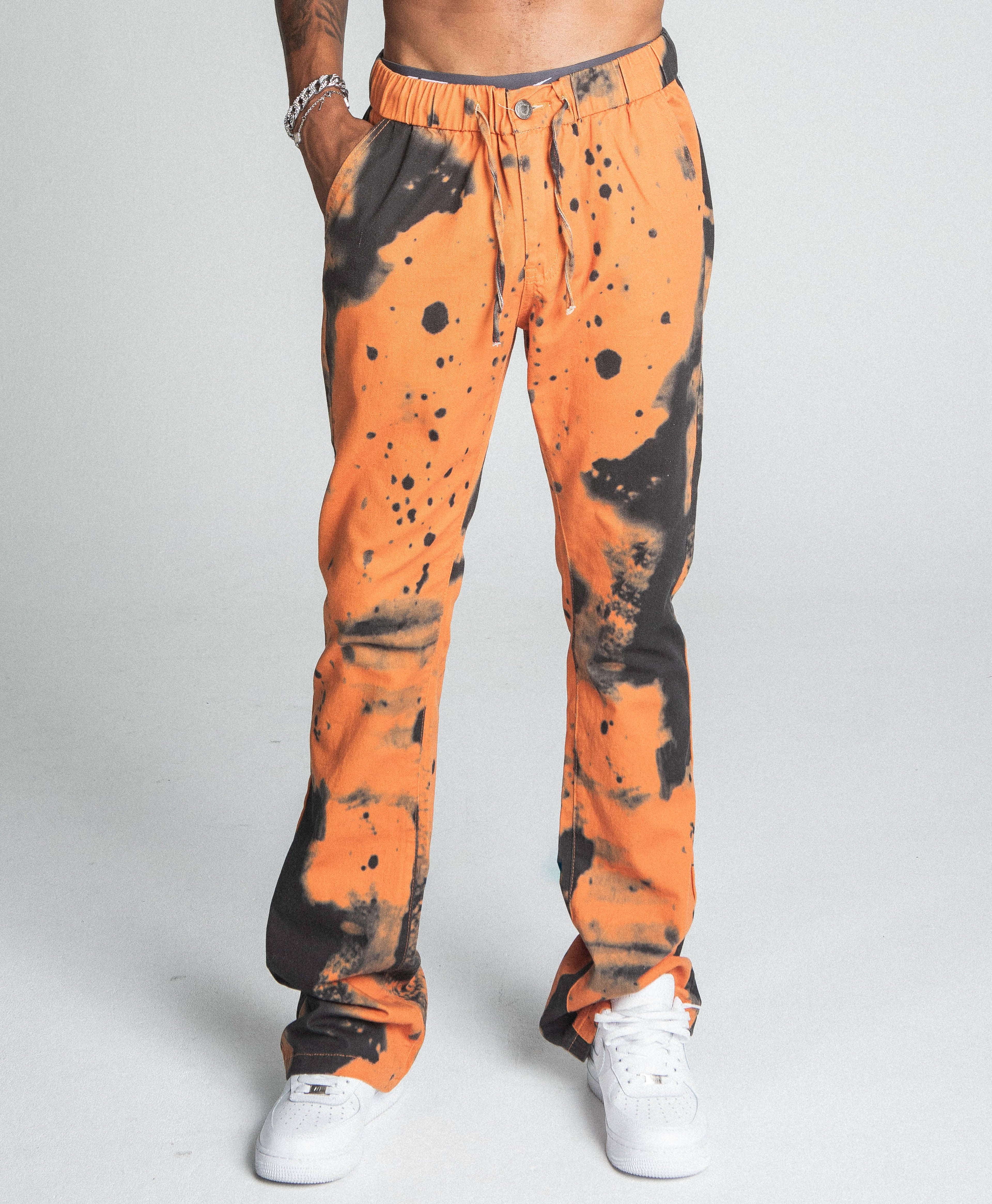 AJ04SK COLOR DYE STACKED JEANS