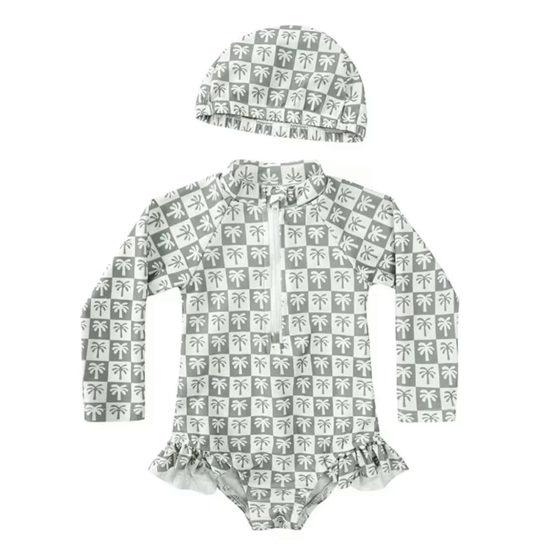 Green Palm Trees swimwear