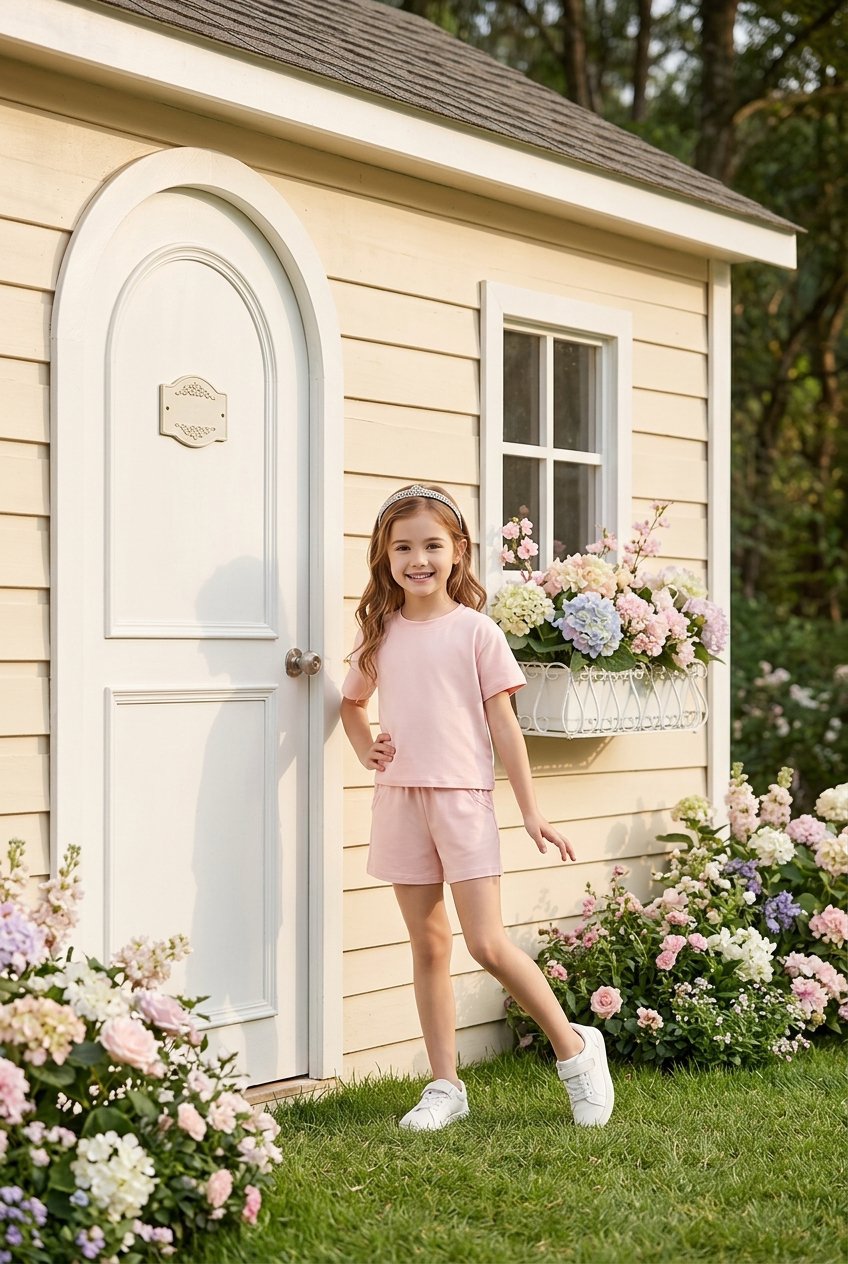 Organic Cotton Short Sleeve T-Shirt and Short Set