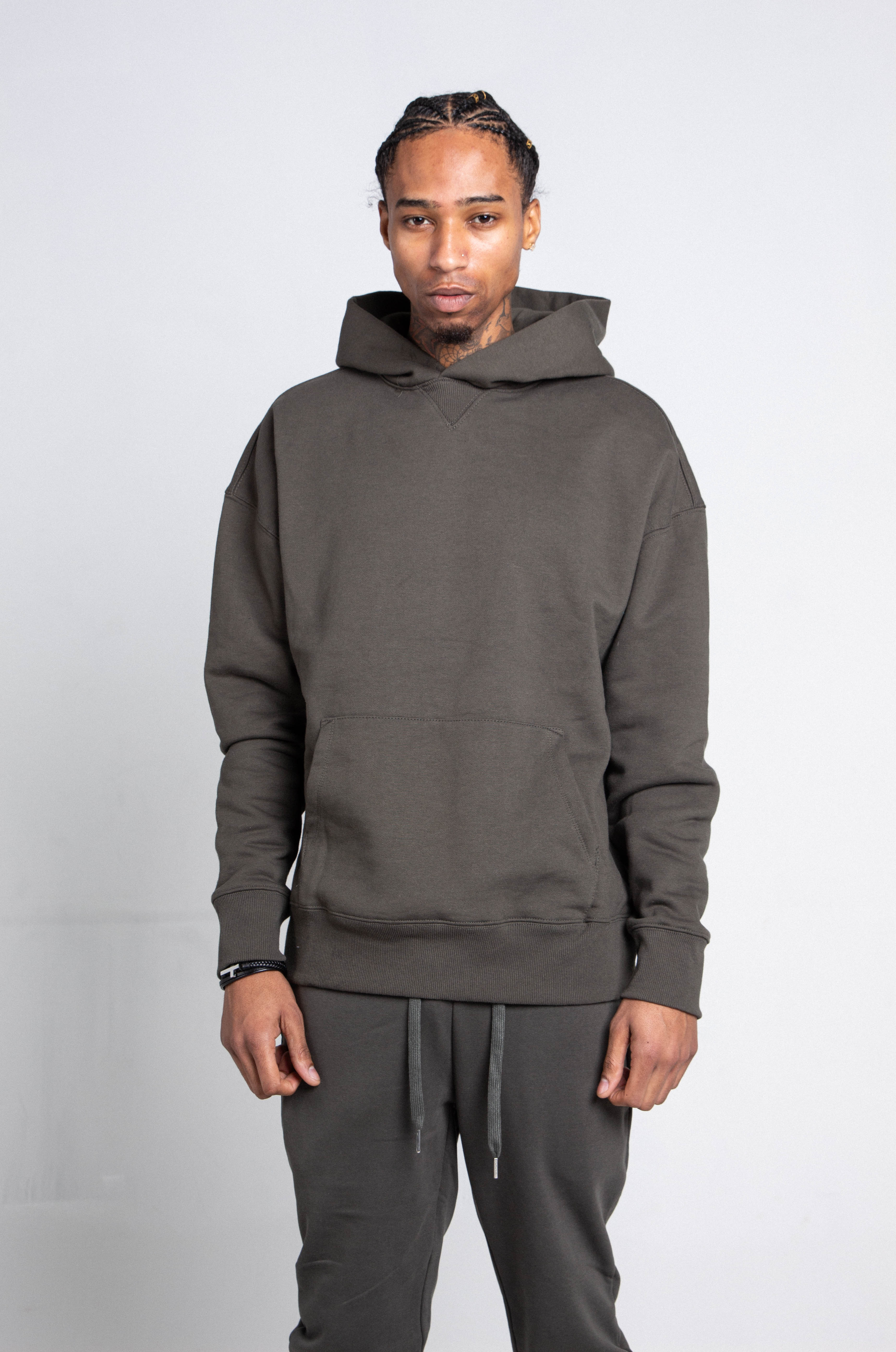 AJ1004H-P PLAIN FLEECE SWEATSHIRT
