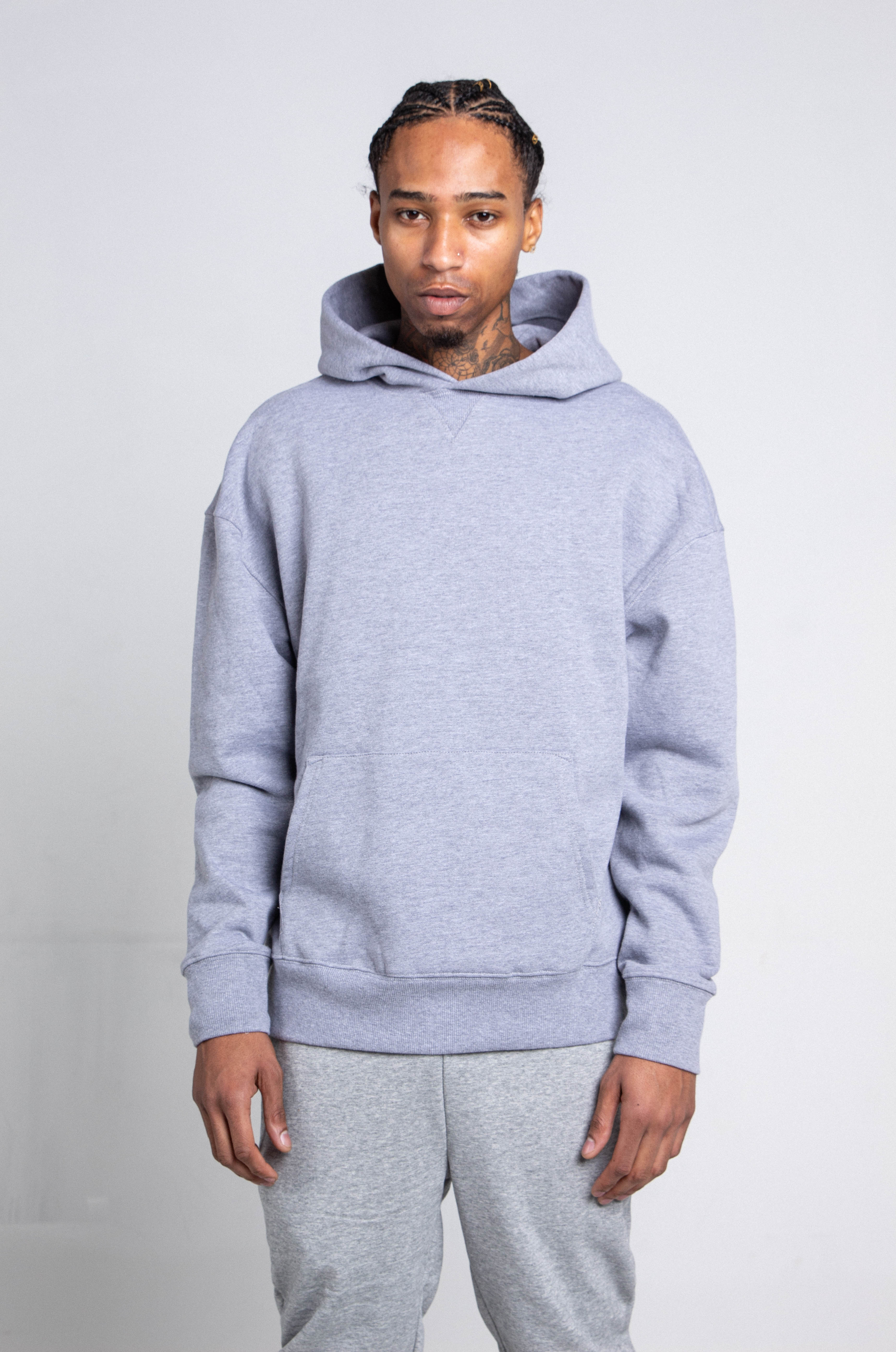 AJ1004H-P PLAIN FLEECE SWEATSHIRT
