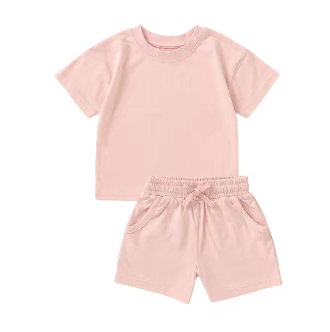 Organic Cotton Short Sleeve T-Shirt and Short Set