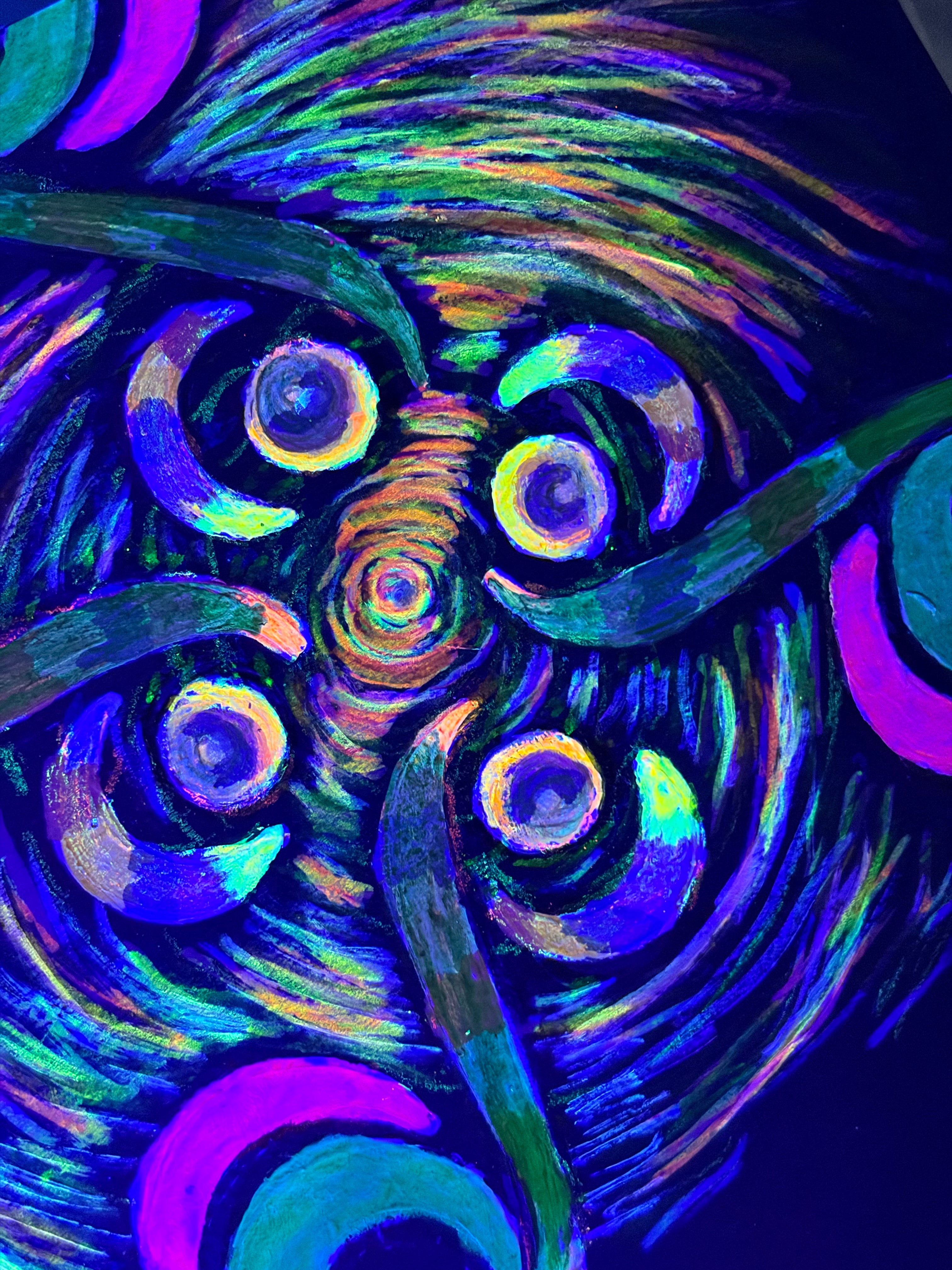 Cosmic Current Abstract  (Digital Print) by Whimsy Rae's Artistry