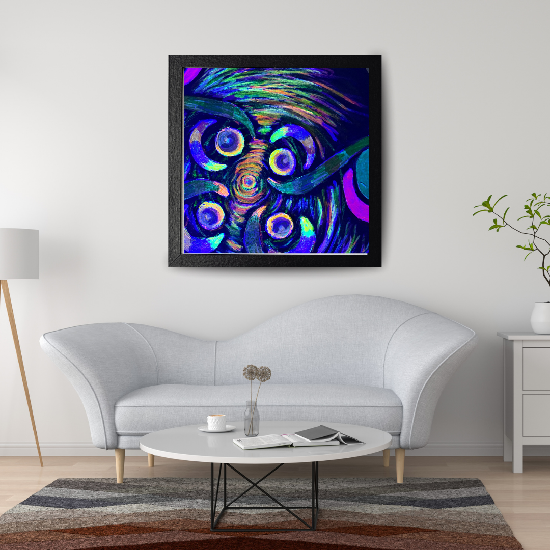 Cosmic Current Abstract  (Digital Print) by Whimsy Rae's Artistry