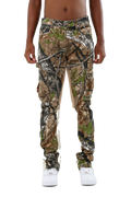 AR699-5 CAMOUFLAGE/WHITE STACKED JEANS