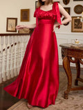 Satin maxi gown