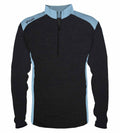 Aerial Pullover - Black/ Columbia Blue