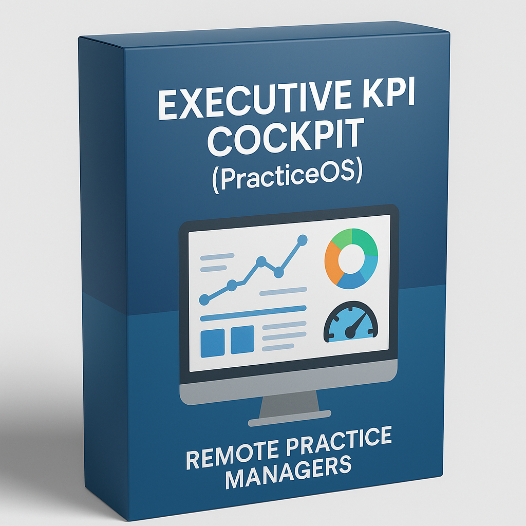 Executive KPI Cockpit (PracticeOS): Real‑Time Visibility, Smarter Decisions, Stronger Growth